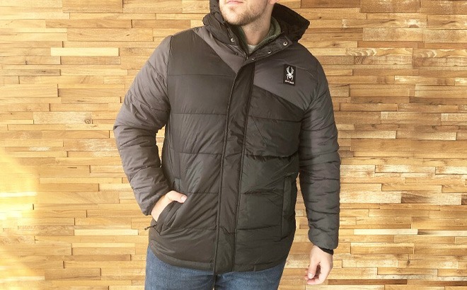 Spyder Men's Puffer Jacket $49 Shipped