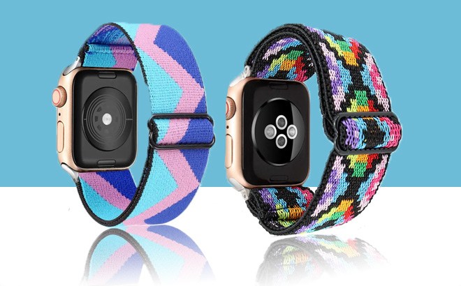 Nylon Elastic Apple Watch Band $12 Shipped