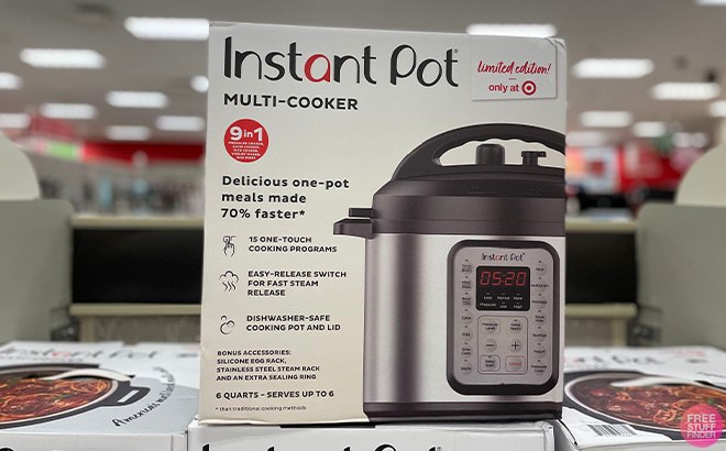 Instant Pot 6qt 9-in-1 Pressure Cooker Bundle 6 qt