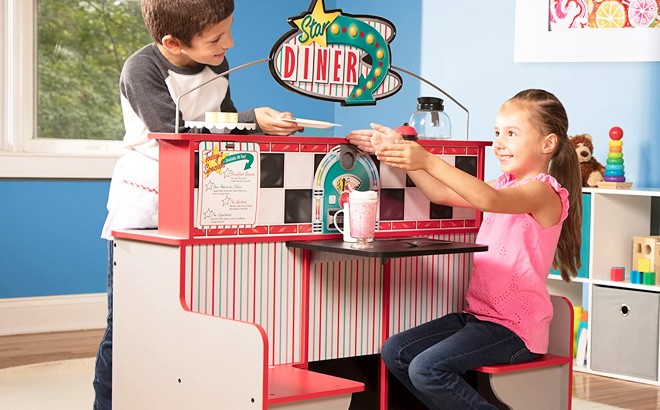 Melissa & Doug Diner Restaurant $86 Shipped