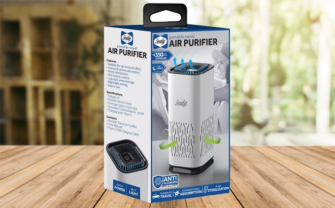 Activated-Charcoal Mini Air Purifier $22.99