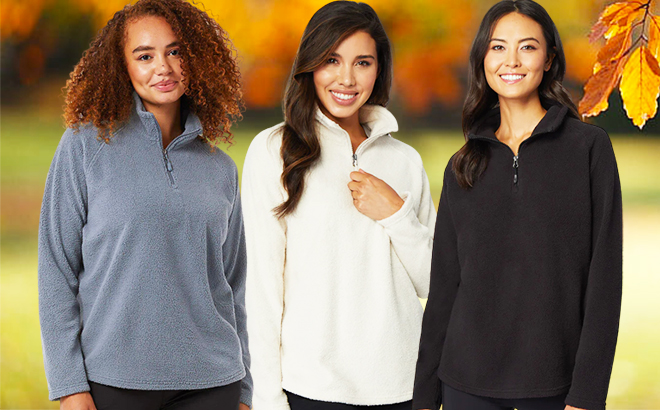 32 Degrees Sherpa Women’s Top $12.99