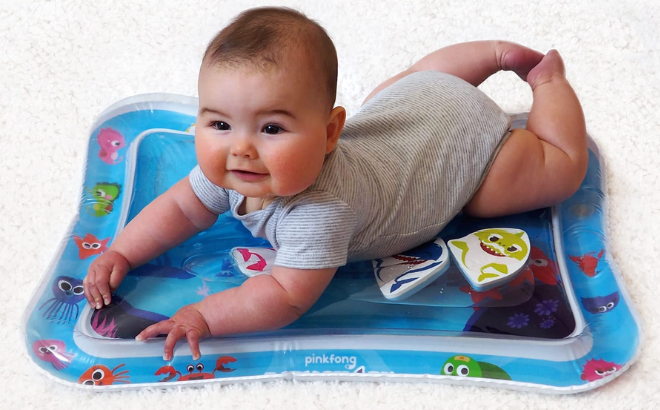 Baby Shark Tummy Time Playmat $11.99