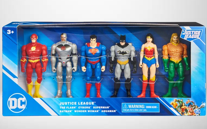 Justice League Action Figures 6-Pack for $25