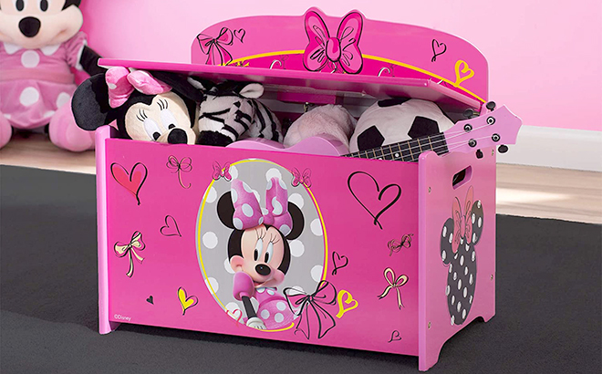 Disney Minnie Mouse Toy Box $34 Shipped