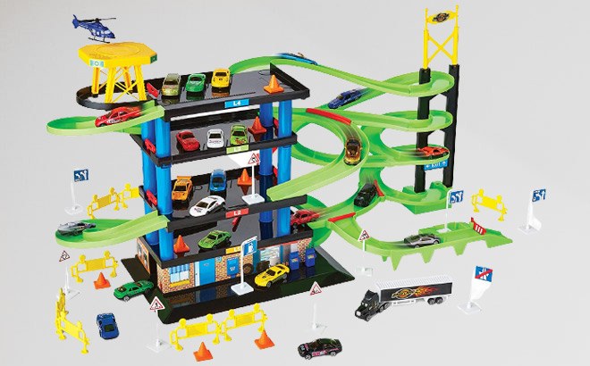 Fast Lane Parking Garage 50-Piece Set $24