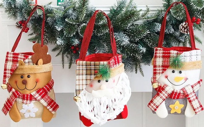 Felt Christmas Gift Bags $11.99 Shipped