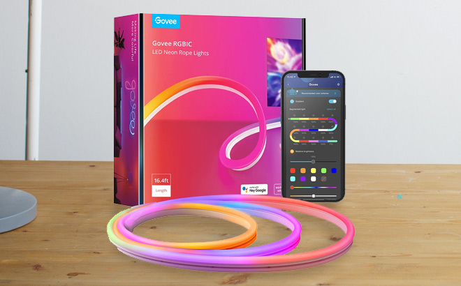 16-Foot RGBIC Neon Rope Lights $69 Shipped!