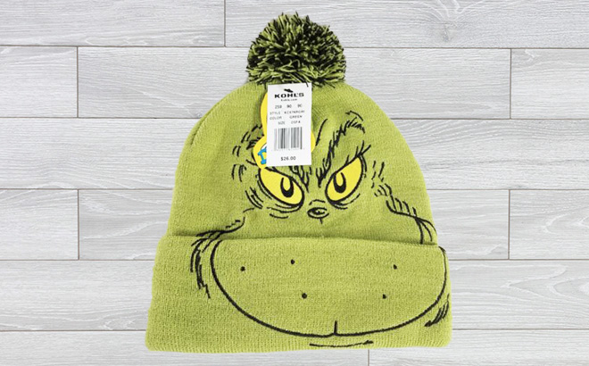 Grinch Men’s Beanie $15