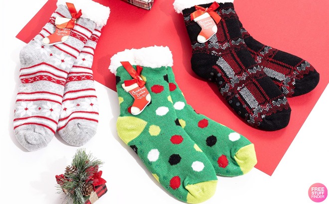 Holiday Women's Slipper Socks $8.99