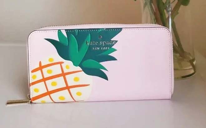 Kate Spade Pineapple Wallet $59 Shipped | Free Stuff Finder