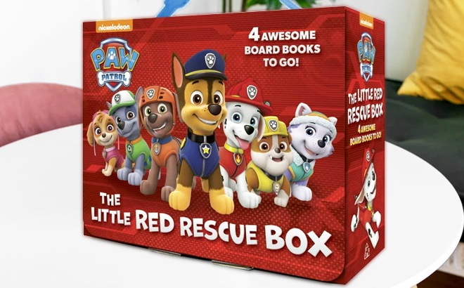 Paw Patrol 4-Book Boxed Set $5