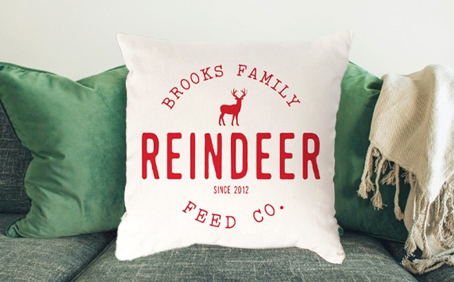 Personalized Pillow Covers $9.99 Shipped