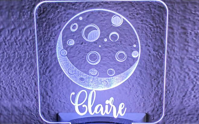 Personalized Kids Wall Light $13.99