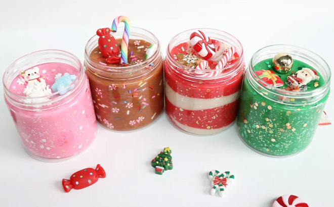 Christmas Playdough Jars $7.99