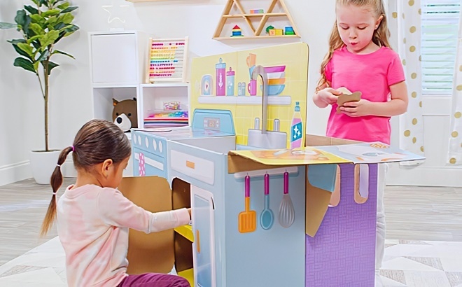 Pop-Up Kitchen Pretend Playset $7.96