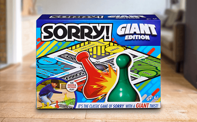 Sorry! Giant Edition Family Board Game $12