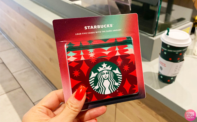 FREE $5 Starbucks Gift Card with $25 Purchase!