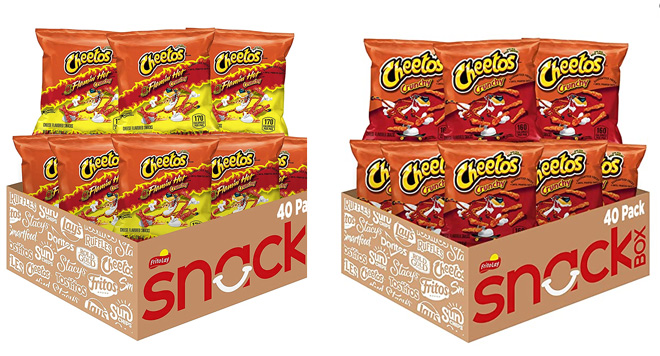 Two Boxes with Cheetos 40-Count Packs