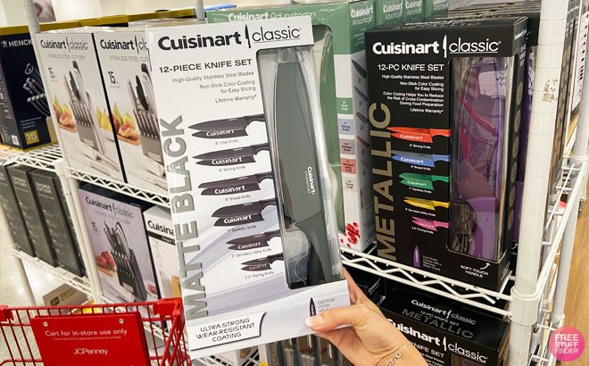 Cuisinart Matte Black 12-Piece Knife Set