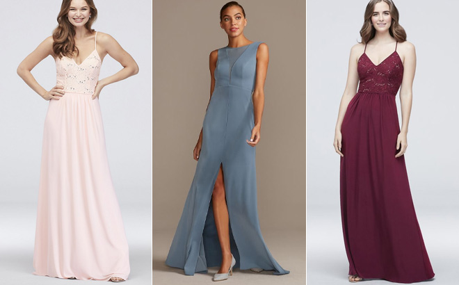 David's Bridal Bridesmaids Dresses $19.99