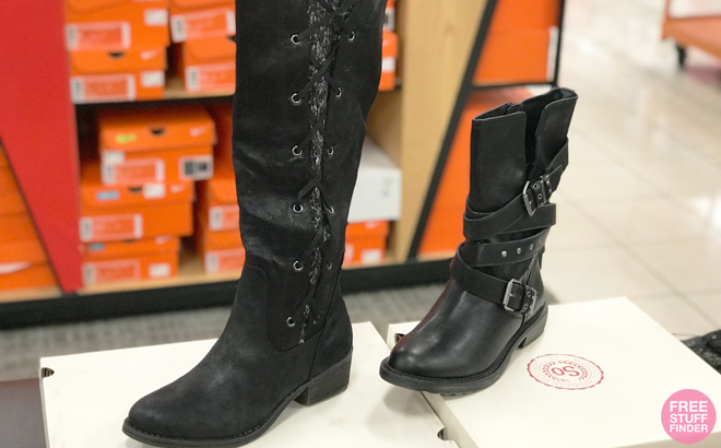 kohls ladies boots on sale