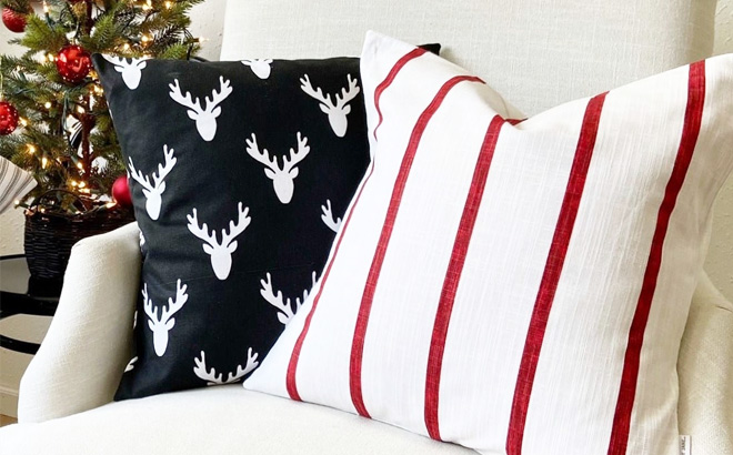 Christmas Pillow Covers $8.99 Shipped