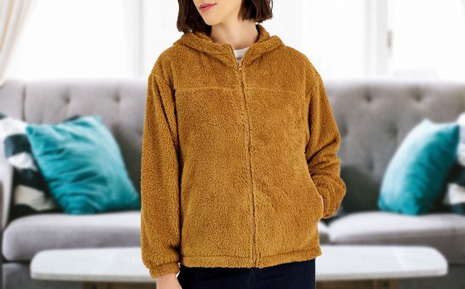 Style & Co Women's Sherpa Hoodies $19.99