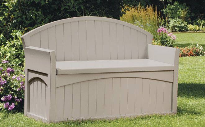 50-Gallon Deck Storage Bench $57 Shipped