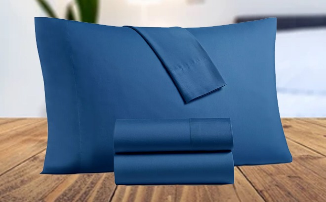 Rayon Blend Luxury 4-Piece Sheet Sets $24.99