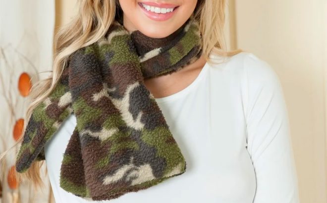 Winter Fluffy Fleece Scarf $8.99