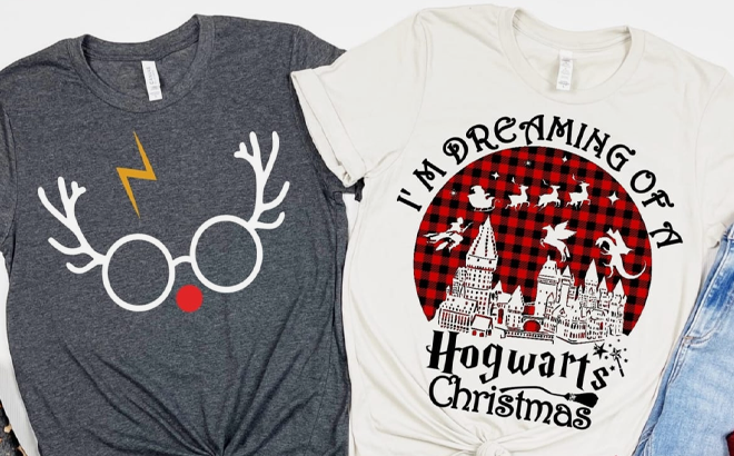 Wizard Christmas Tees $16 Shipped