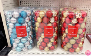 Christmas Ornaments 100-Count for $15 at Target