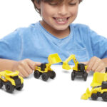 Cat Construction Little Machines 5 Pack on the Table