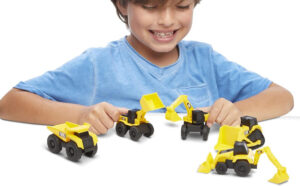 Cat Construction Little Machines 5 Pack on the Table