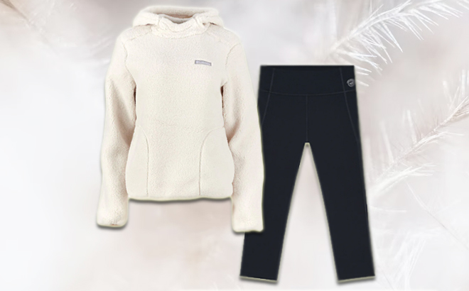 Columbia Hoodie & Allbirds Leggings Bundle $65 Shipped