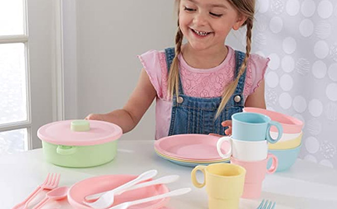 KidKraft 27-Piece Cookware Set $12