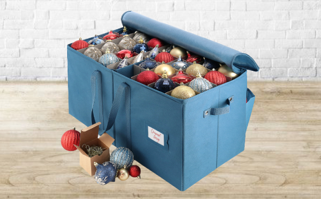 Christmas Ornament Storage $17.99