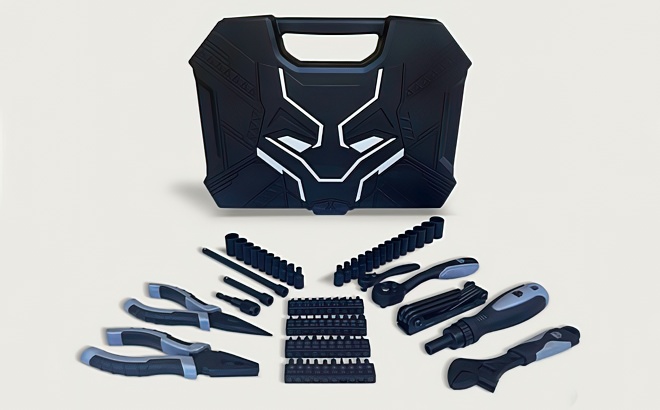 Black Panther 82-Piece Tool Set $15