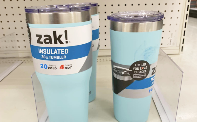 Zak! Designs Stainless Steel Tumblers & Mugs Only $7.99 on Target.com