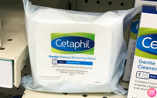 Cetaphil Facial Wipes 25-Count for $3 Each