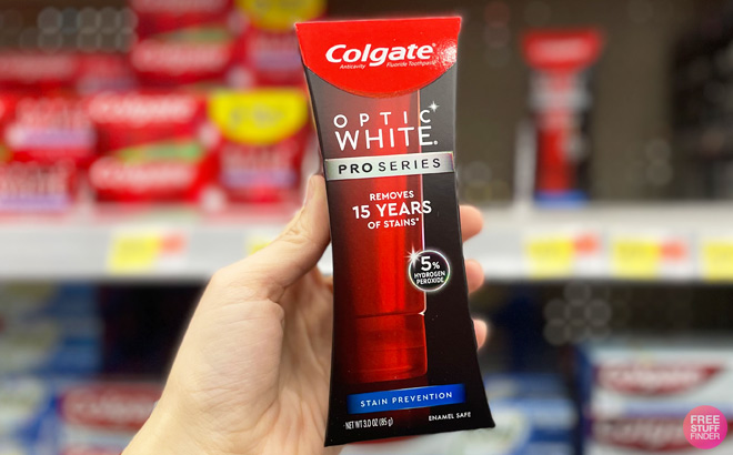 Colgate Optic White Toothpaste $1.89