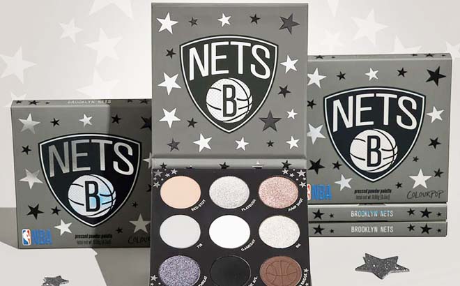 ColourPop x NBA Brooklyn Nets Shadow Palette