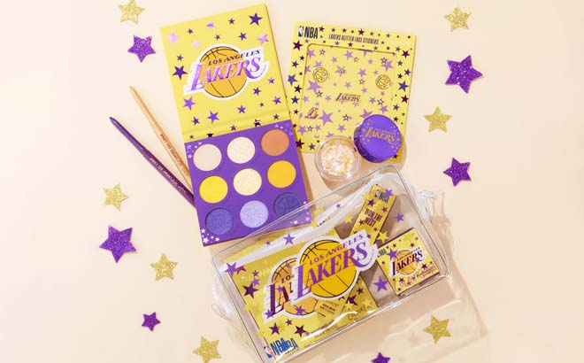 ColourPop x NBA Los Angeles Lakers Collection