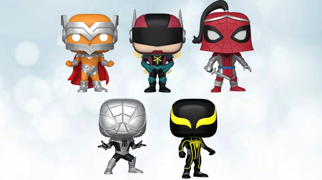 Funko Pop! Marvel Spiderman 5-Pack for $17.70