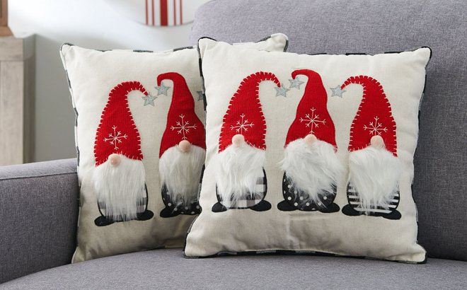 Christmas Decorative Pillows 2-Pack for $8