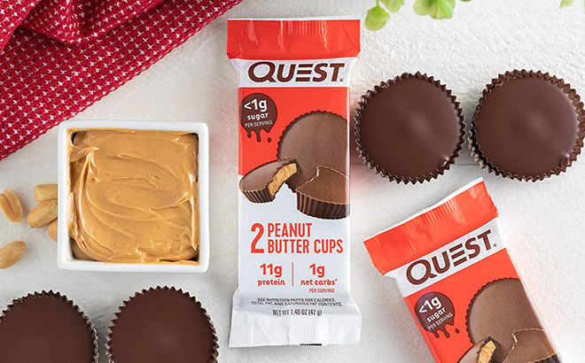 Quest 12-Count Peanut Butter Cups $19 Each Shipped