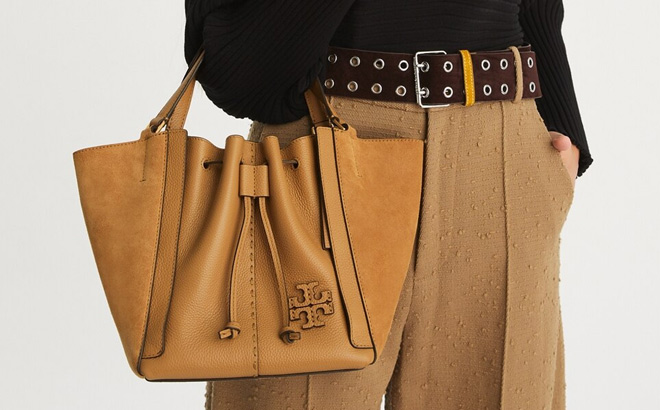 Tory Burch McGraw Dragonfly Leather Tote