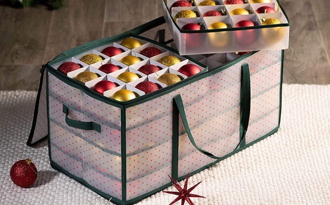 Christmas Ornament Storage Box $17