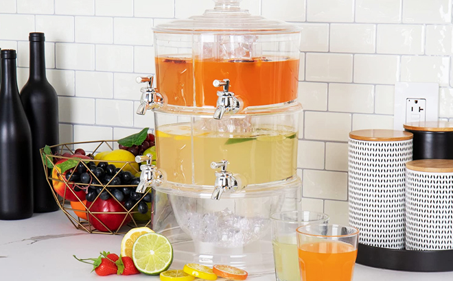 4-Section Beverage Dispenser $39 Shipped